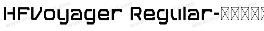 HFVoyager Regular字体转换